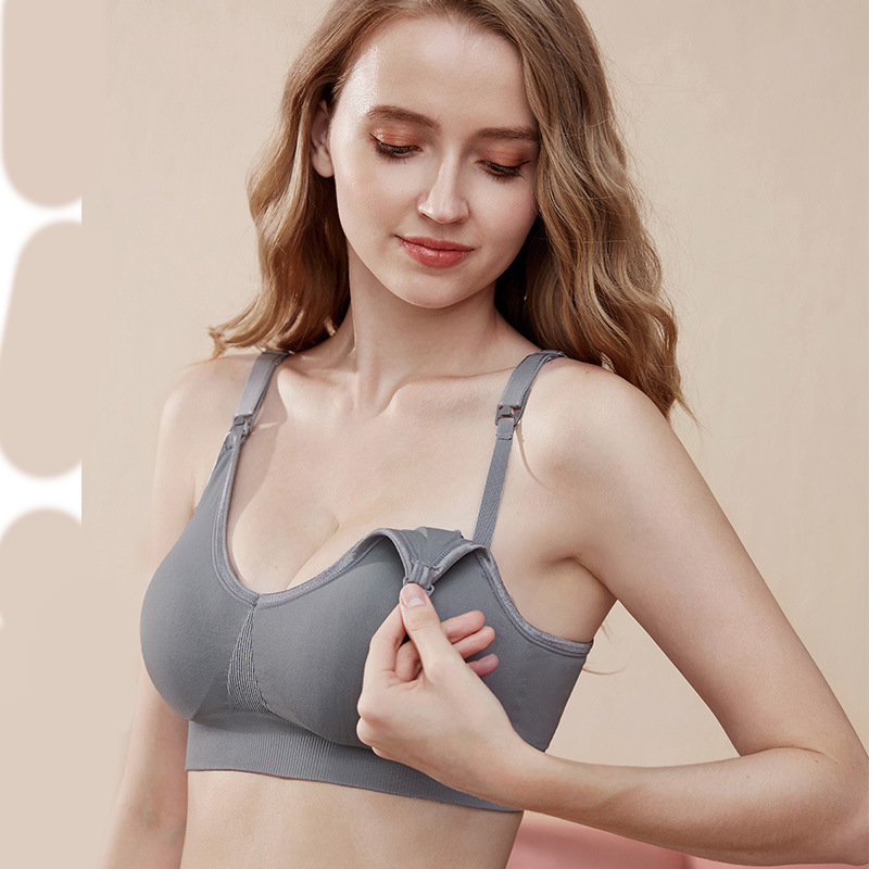 Sleep Bra Bralette - Naadloze, comfortabele draadloze zwangerschaps- en borstvoedingsbeha,