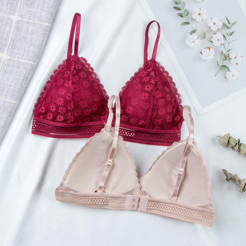 Lace Bralette Set - Sexy bloemen kanten bh-top voor vrouwen