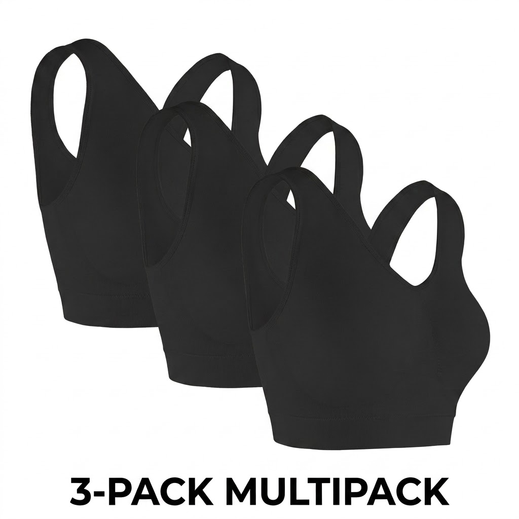 3-pack Plus Size Dames Naadloz - Sleep Bra Bralette recensie en prijs