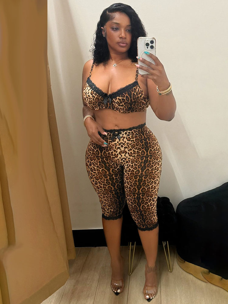 Doyerl luipaardprint sexy club - Lace Bralette Set recensie en prijs
