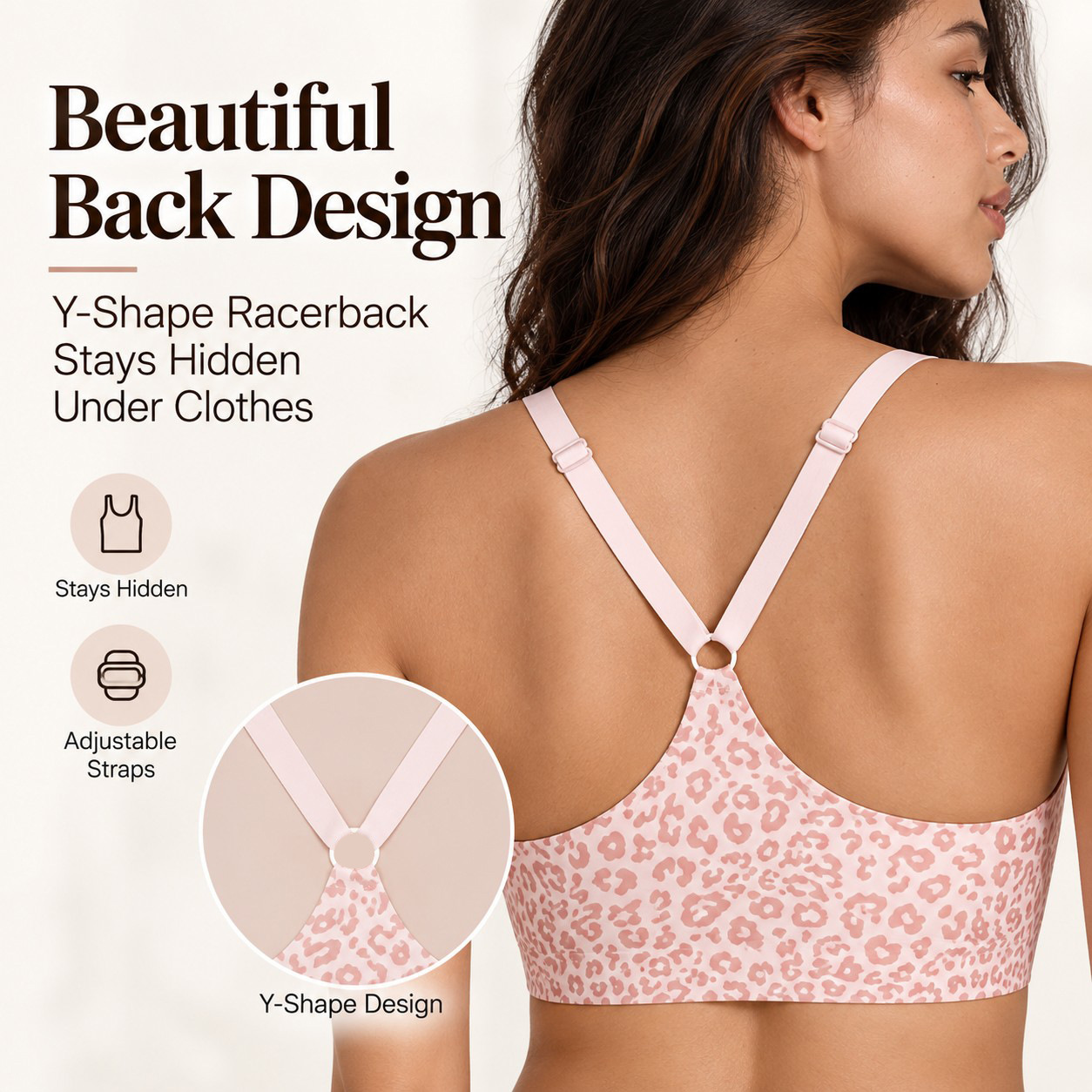 Naadloze bh met luipaardprint  - Wirefree Bra Comfort recensie en prijs