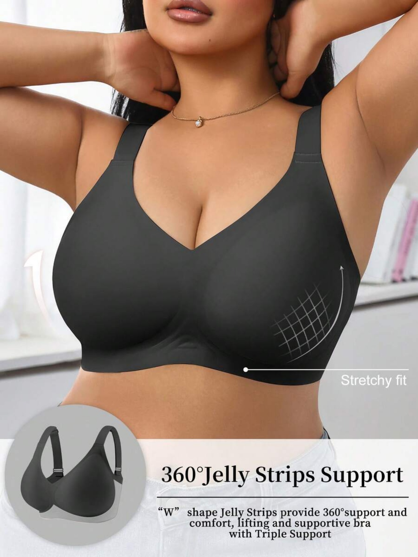 Sportbeha met hoge ondersteuni - Push Up Bra Silicone recensie en prijs