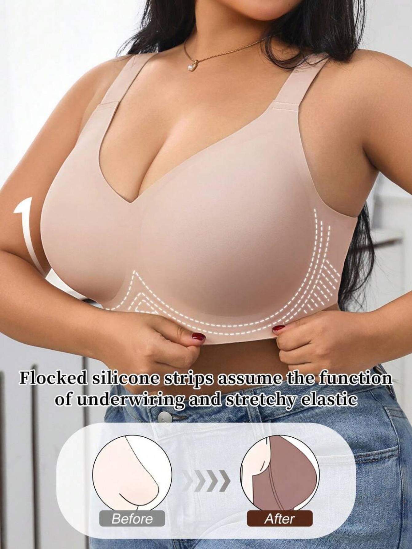 Sportbeha met hoge ondersteuni - Push Up Bra Silicone recensie en prijs