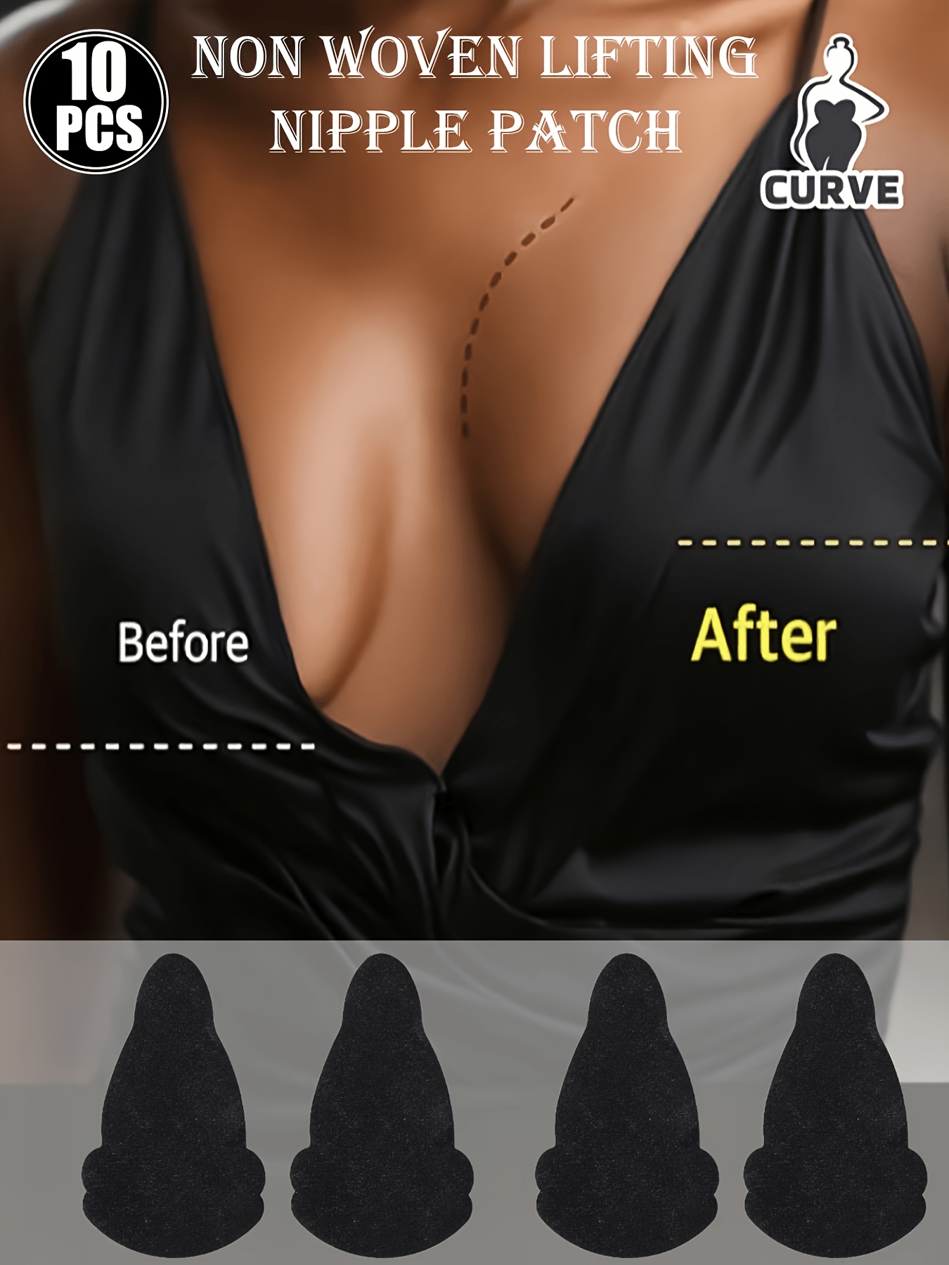 10-pack onzichtbare borstbloem - Strapless Bra Adhesive recensie en prijs