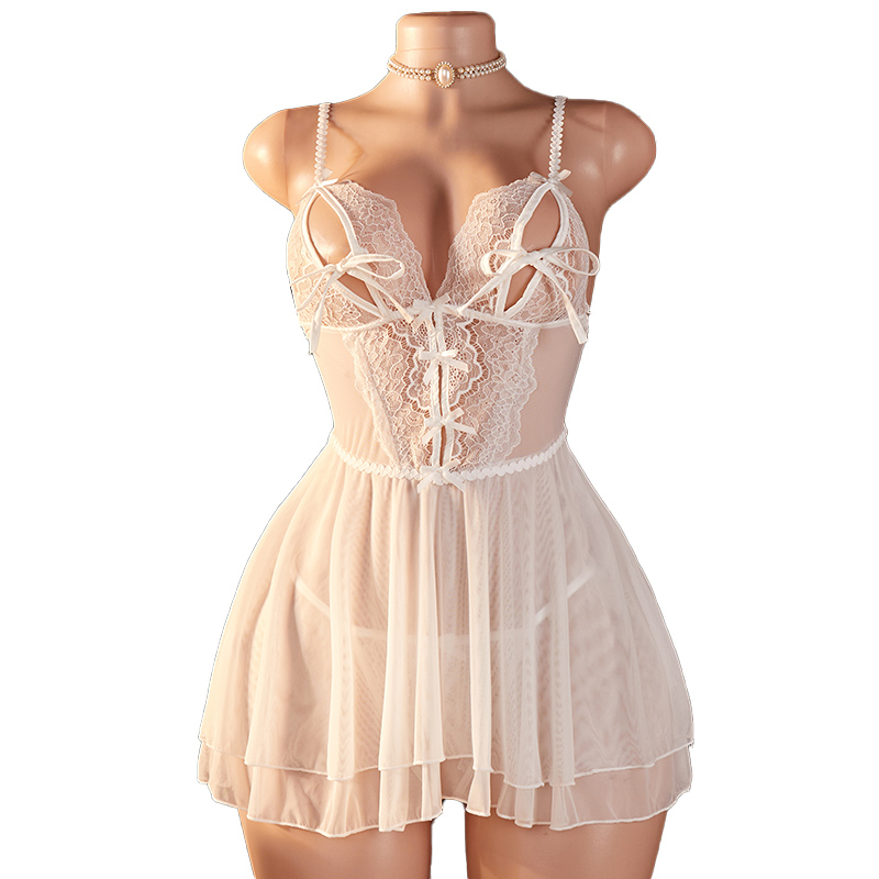 Transparante sexy vrouw linger - Lace Bralette Set recensie en prijs