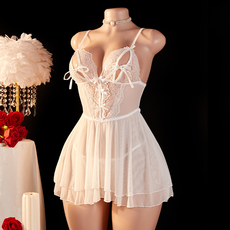 Transparante sexy vrouw linger - Lace Bralette Set recensie en prijs