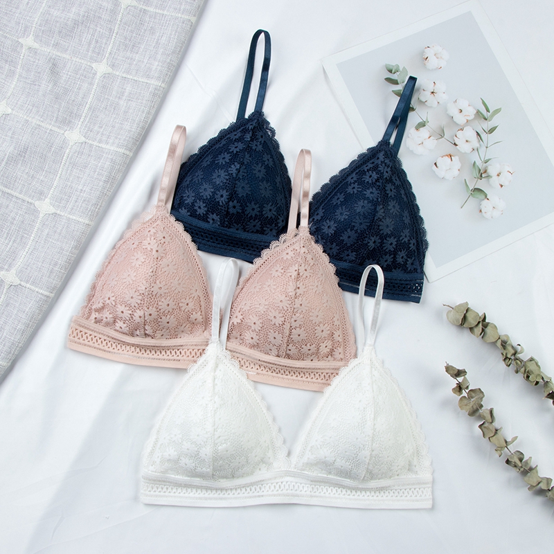 Sexy bloemen kanten bh-top voo - Lace Bralette Set recensie en prijs